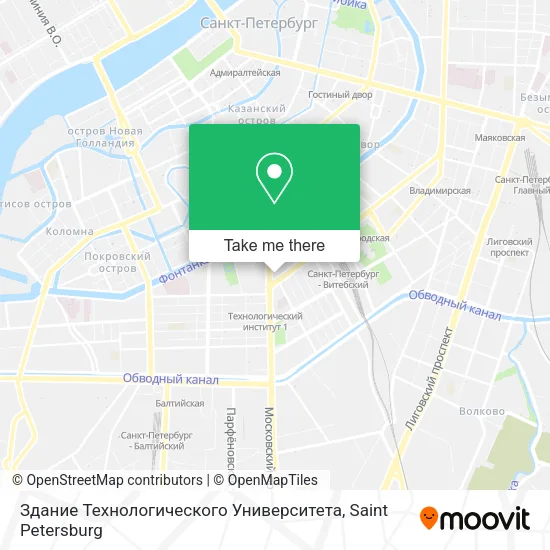 Здание Технологического Университета map