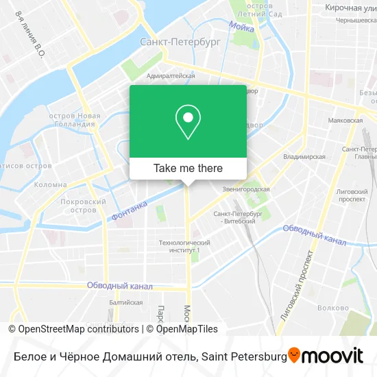 Белое и Чёрное Домашний отель map