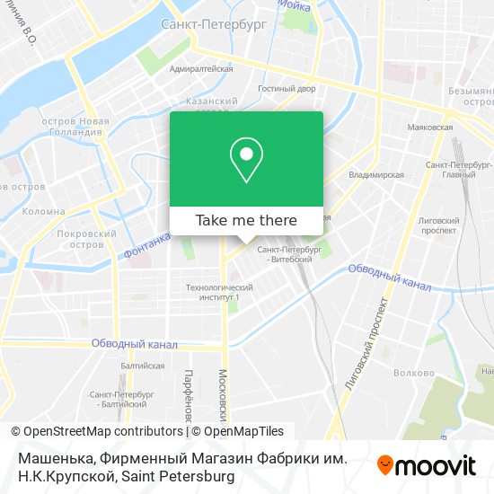 Машенька, Фирменный Магазин Фабрики им. Н.К.Крупской map