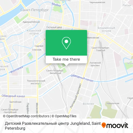 Детский Развлекательный центр Jungleland map