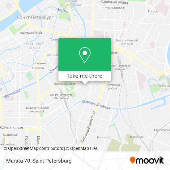 Marata 70 map