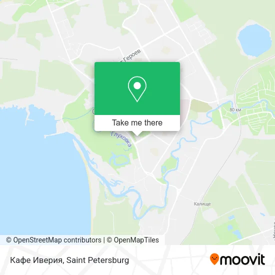 Кафе Иверия map