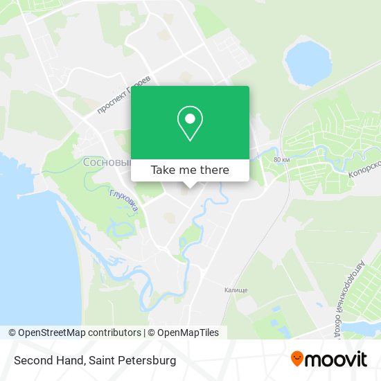Second Hand map