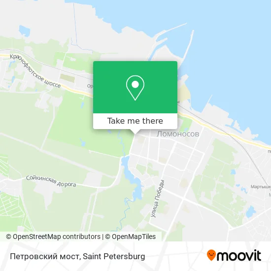 Петровский мост map