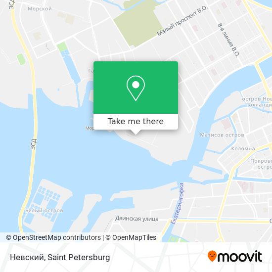 Невский map