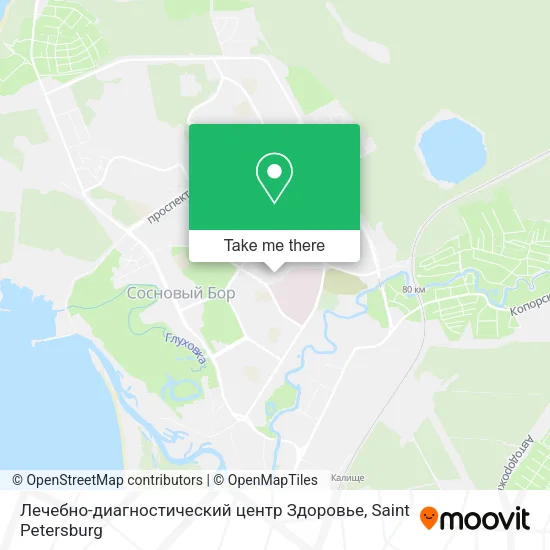 Лечебно-диагностический центр Здоровье map