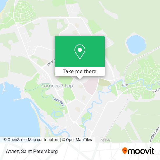 Атлет map