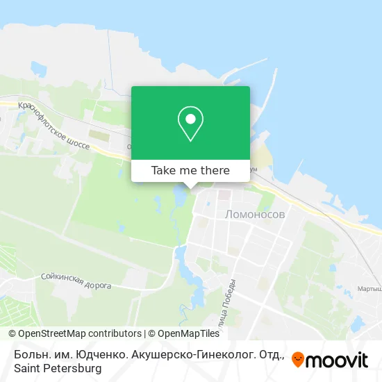 Больн. им. Юдченко. Акушерско-Гинеколог. Отд. map