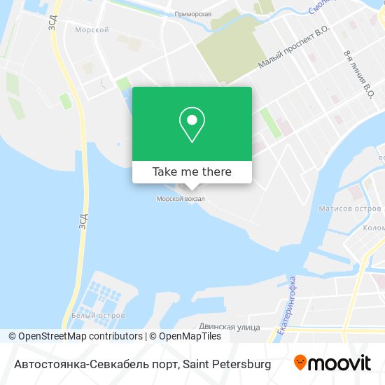 Автостоянка-Севкабель порт map