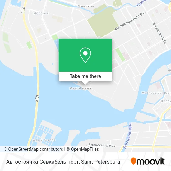 Автостоянка-Севкабель порт map