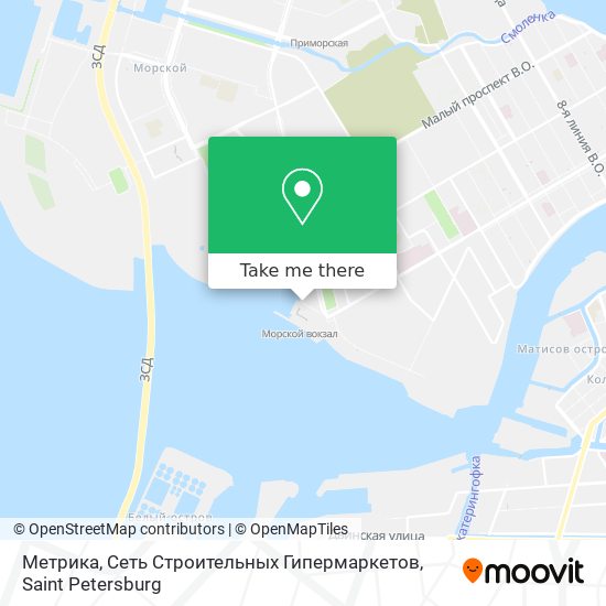 Метрика, Сеть Строительных Гипермаркетов map