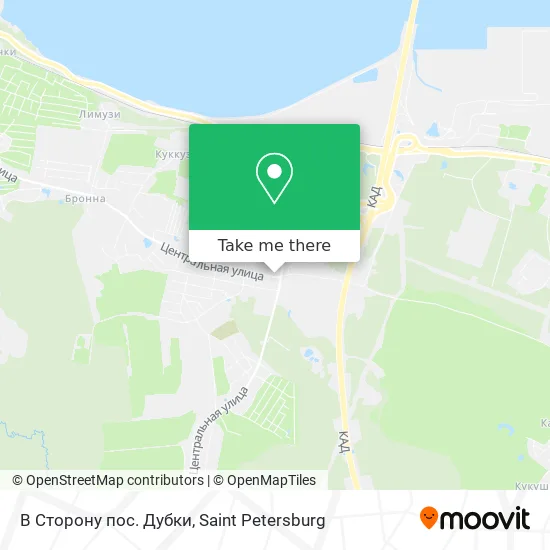 В Сторону пос. Дубки map