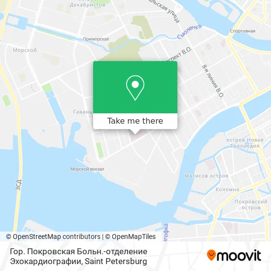 Гор. Покровская Больн.-отделение Эхокардиографии map