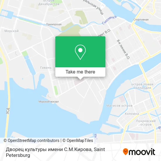Дворец культуры имени С.М.Кирова map