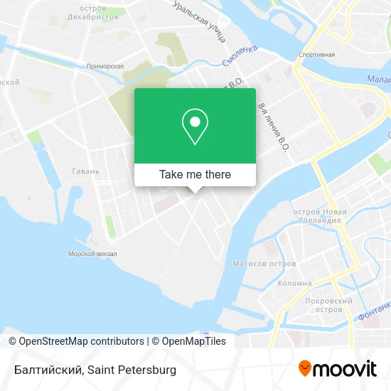 Балтийский map