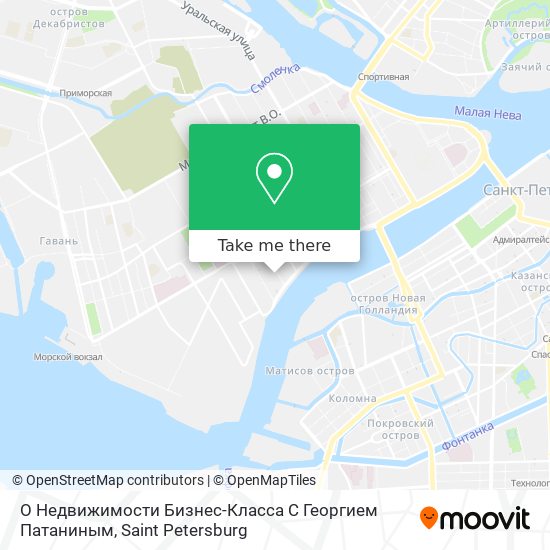 О Недвижимости Бизнес-Класса С Георгием Патаниным map