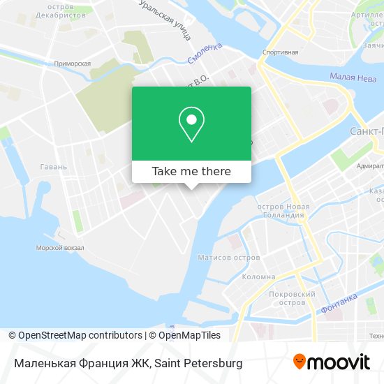 Маленькая Франция ЖК map
