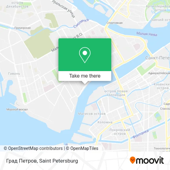 Град Петров map