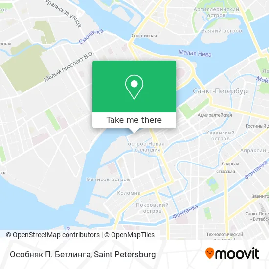 Особняк П. Бетлинга map