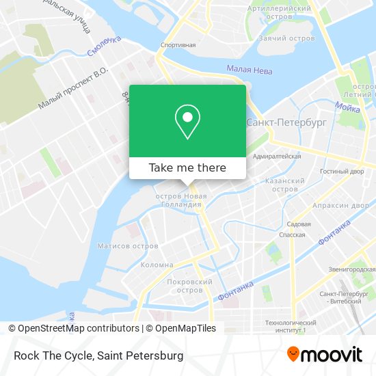 Rock The Cycle map