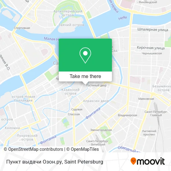 Пункт выдачи Озон.ру map