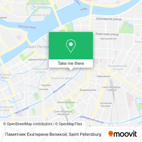 Памятник Екатерине Великой map