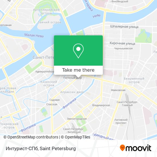 Интурист-СПб map