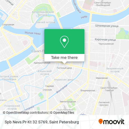 Spb Nevs.Pr-Kt 32 S769 map