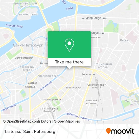 Listesso map