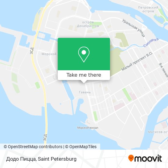 Додо Пицца map