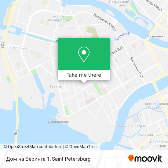 Дом на Беринга 1 map