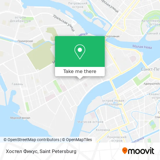 Хостел Фикус map