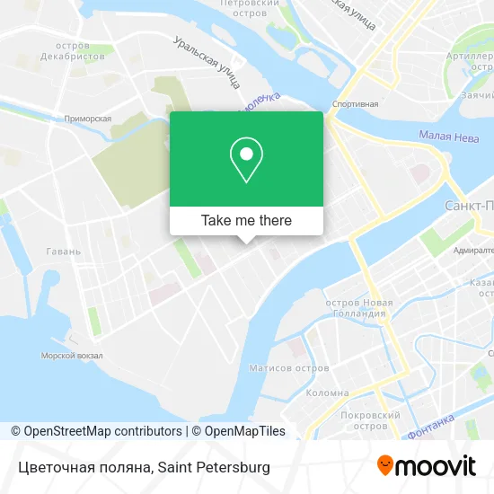 Цветочная поляна map