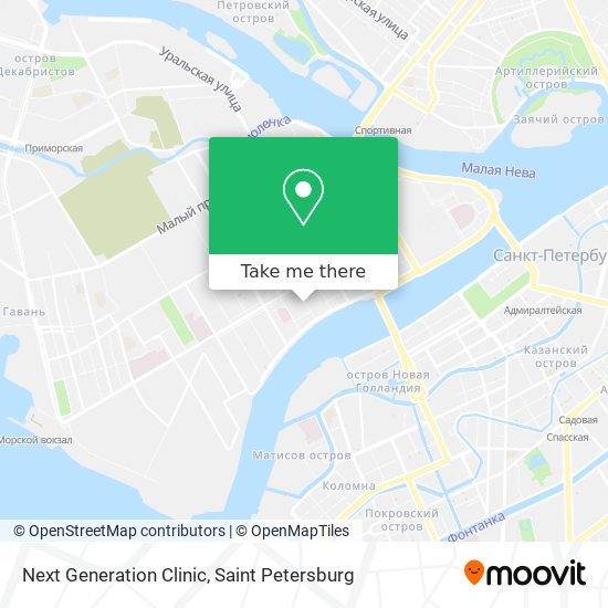 Next Generation Clinic map