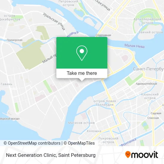 Next Generation Clinic map