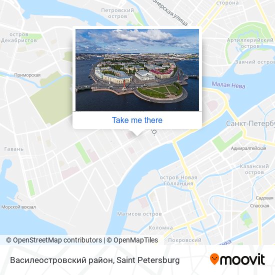 Василеостровский район map