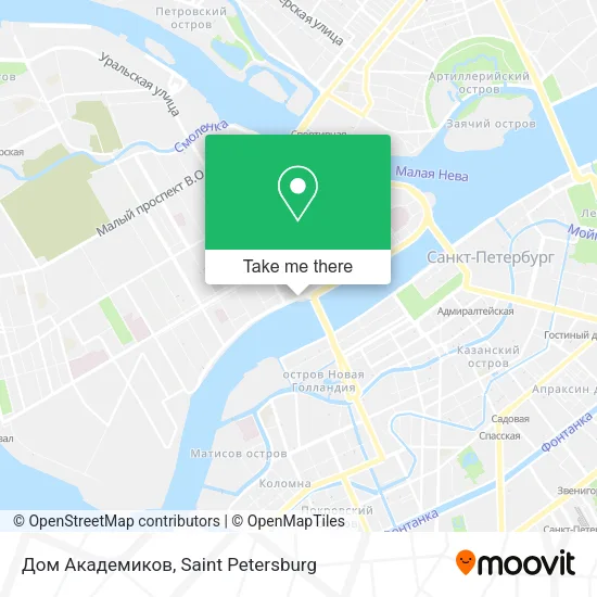 Дом Академиков map