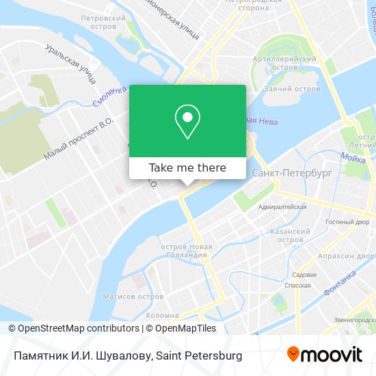 Памятник И.И. Шувалову map