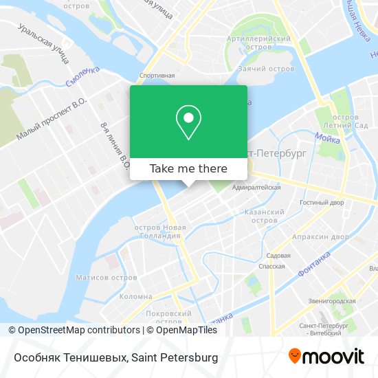 Особняк Тенишевых map