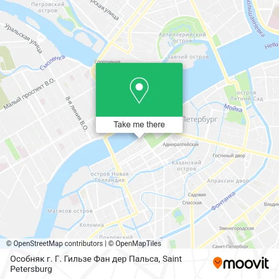 Особняк г. Г. Гильзе Фан дер Пальса map