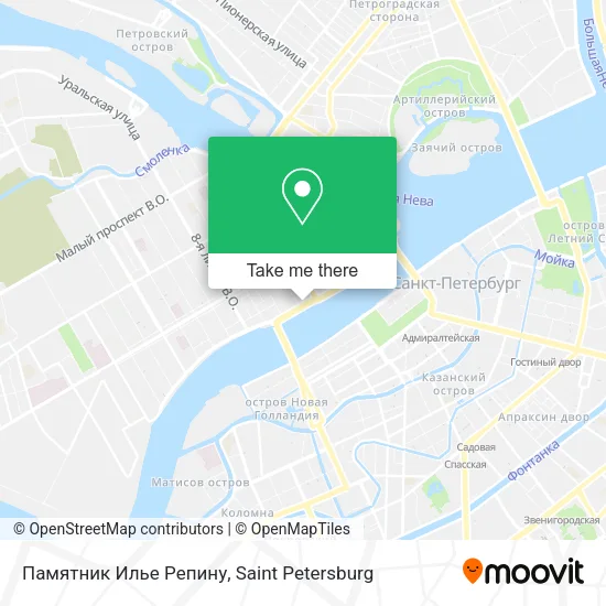 Памятник Илье Репину map