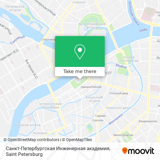 Санкт-Петербургская Инженерная академия map