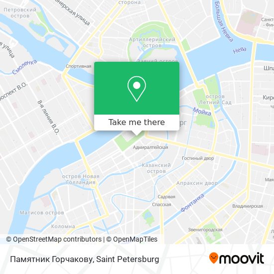Памятник Горчакову map