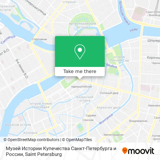 Музей Истории Купечества Санкт-Петербурга и России map