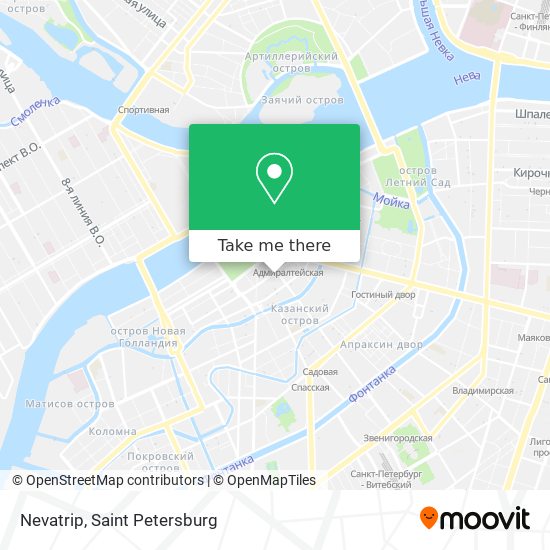 Nevatrip map