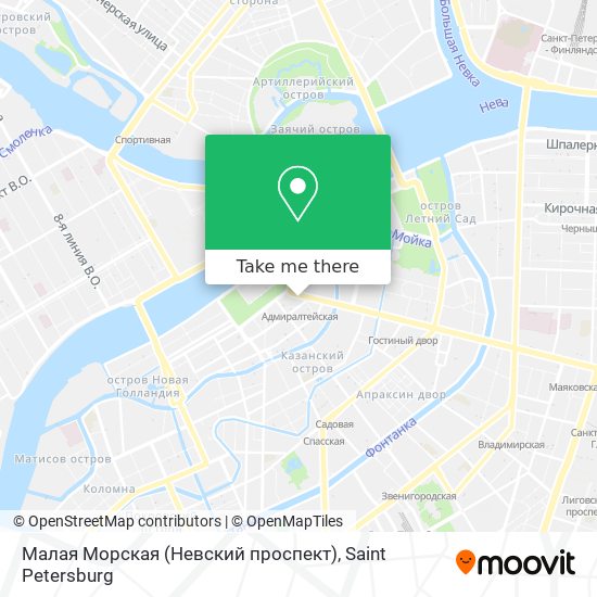 Малая Морская (Невский проспект) map