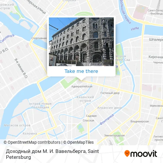 Доходный дом М. И. Вавельберга map