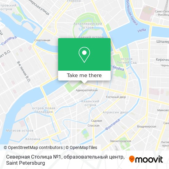 Северная Столица №1, образовательный центр map