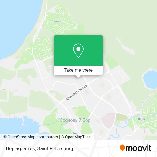 Перекрёсток map