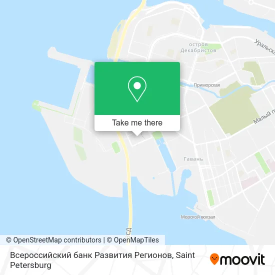 Всероссийский банк Развития Регионов map